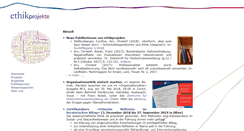 Desktop Screenshot of ethikprojekte.ch